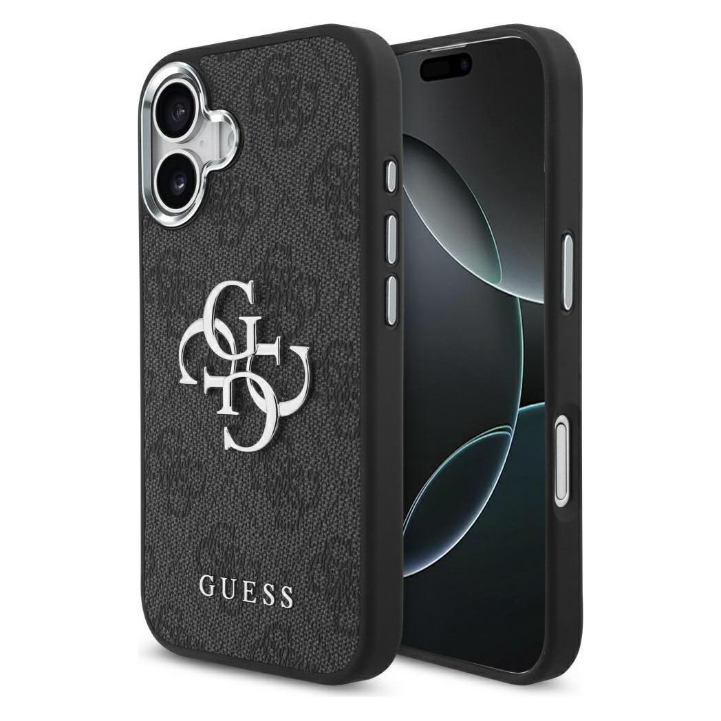 Guess - Hardcase Big 4G Logo Classic Logo (GUHCP17SP4G4SMCK) - iPhone 17 - Black (Apple iPhone 17) (GUHCP17SP4G4SMCK)