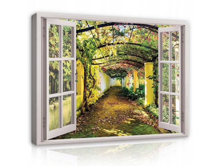 BILDER auf Leinwand Garten Natur Modern 80x60