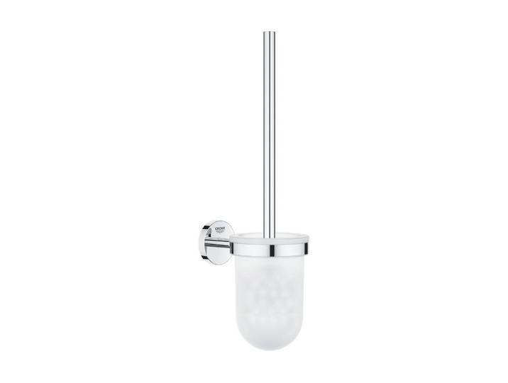 WC-Garnitur GROHE Start Cosmopolitan , silber (silberfarbenfarben), Glas, Reinigungsbürsten, WC-Garnitur