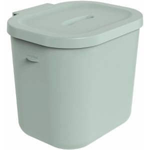 Rotho Windeleimer KAYO, 6 Liter, für Müllbeutel, sage green, geruchsdicht