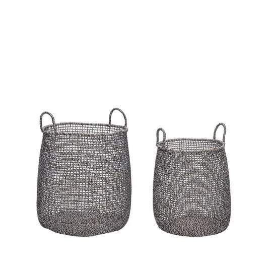 Hubsch Mist manden set van 2 stuks