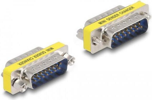 Delock D-Sub 15-polige connector gender changer
