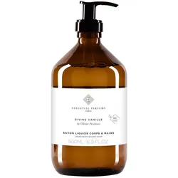 500ml Essential Parfums Divine Vanille Hand & Body Soap