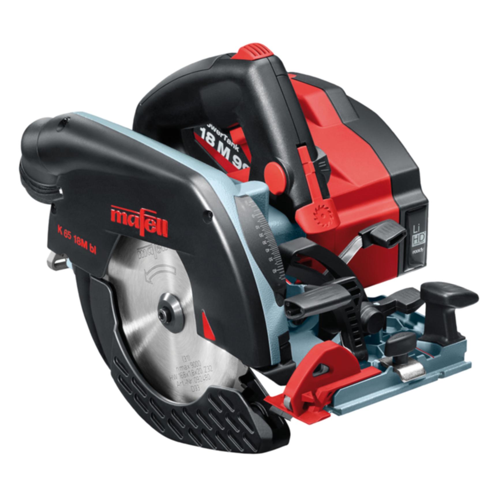 Mafell Seghe circolari portatili a batteria K 65 18M bl PURE 18 V batteria -- (91D802)
