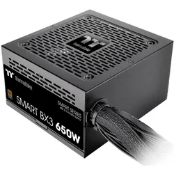Thermaltake Tt Smart BX3 650W (null Watt) (650 W), PC Netzteil, Schwarz