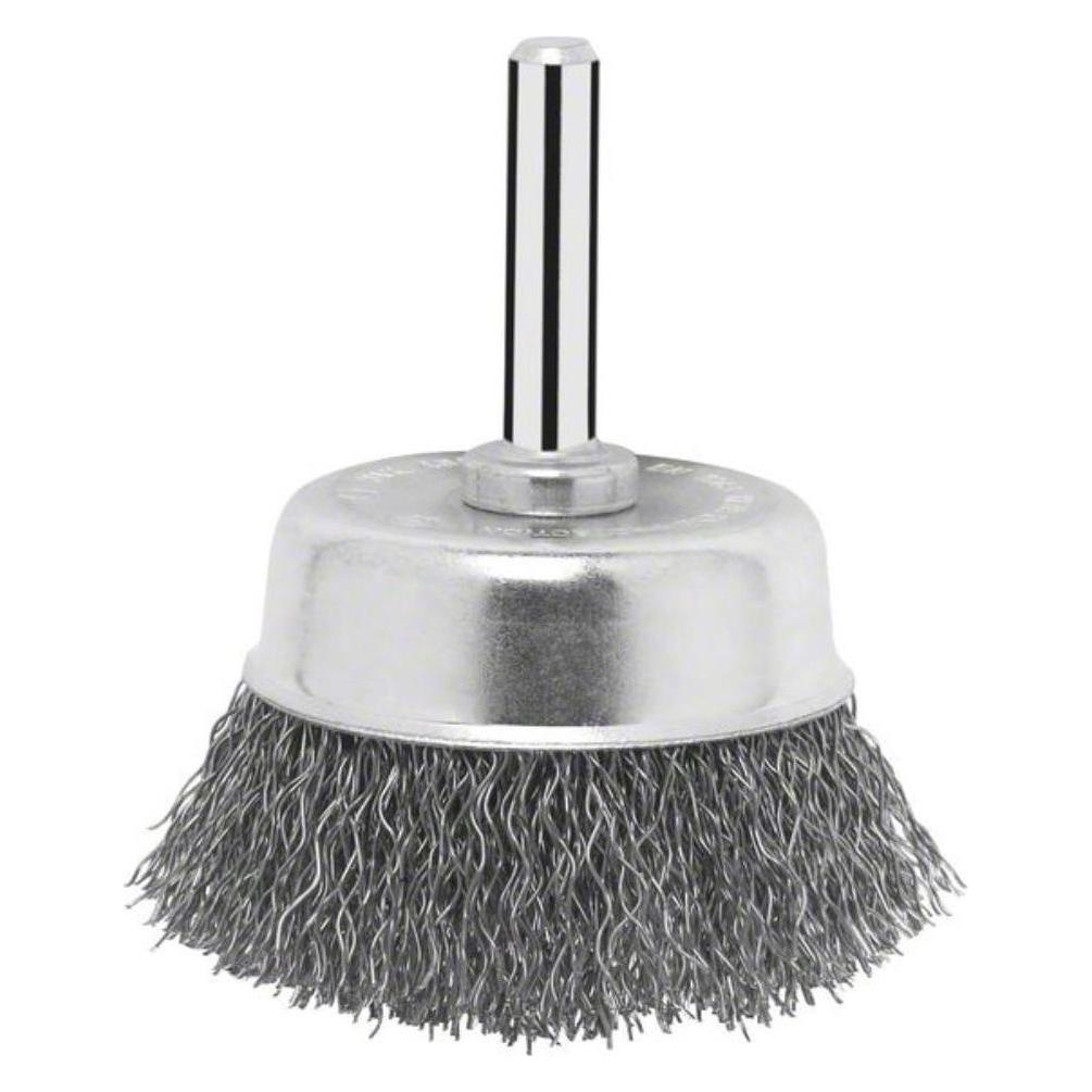 Bosch Professional Zubehör PRO Stainless Steel clean Topfbürste, gerader Schaft, 50 x 0,3 mm (2608622117)