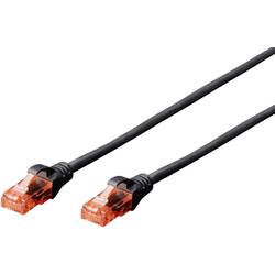 Digitus DK-1612-030/BL RJ45 Patchkabel CAT 6 U/UTP 3.00 m Schwarz verdrillte Paare 1 St.