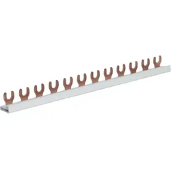 HAGER Phasenschiene 1ph 17,5mm 210mm 63A KDN163A 10qmm Gabel isol