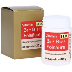 Vitamin B6+b12+folsäure Kapseln 60 St