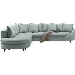 Ecksofa Axel Hellblau