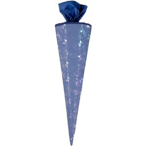 McNeill Schultüte 6013291000, Roses, lila, für Mädchen, Stoff, eckig, 70 cm