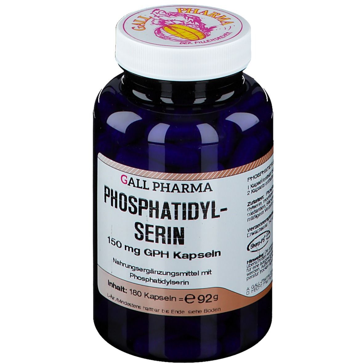 Phosphatidylserin 150 mg GPH Kapseln 180 St