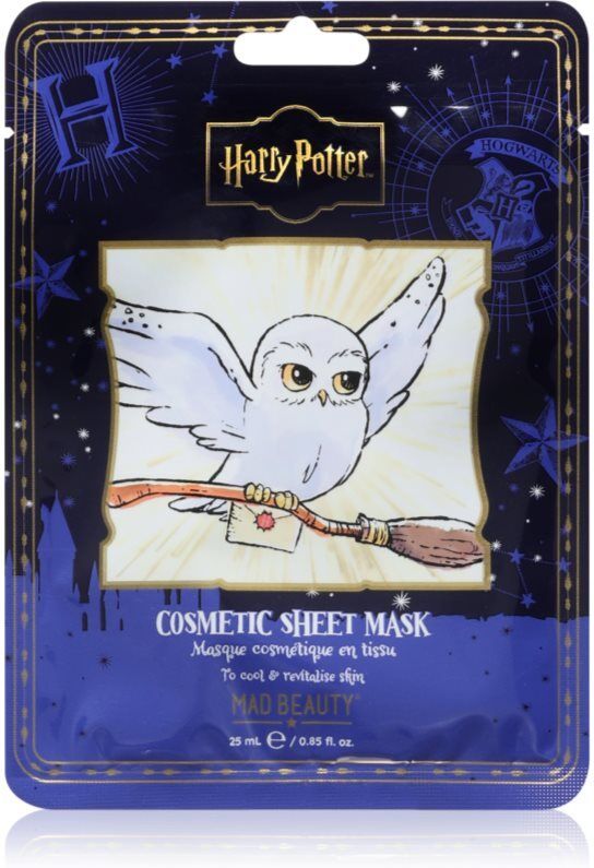 Mad Beauty Harry Potter Hedwig sheet mask with aloe vera 25 ml