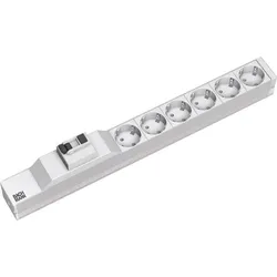 Bachmann Steckdosenleiste 19 1HE 230V 333.411 6Steckd mit Sicherung