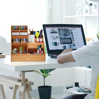 Wooden Multifunction Pen And Stationery Storage Box Wooden Multifunction Pen And Stationery Storage Box