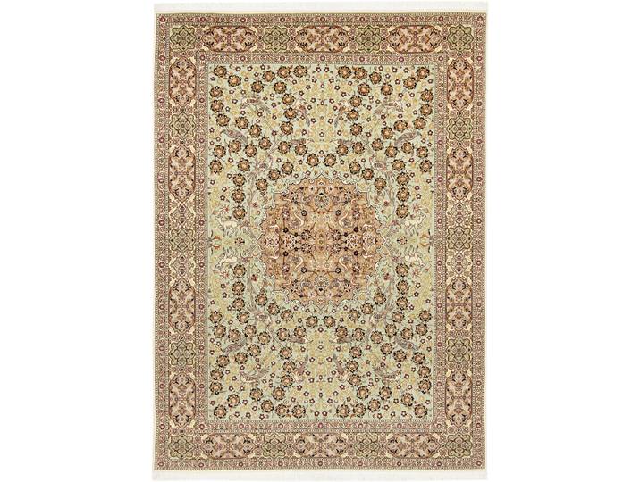 Täbriz Chehel Toti Teppich 162x226 Handgeknüpft Orientteppich Perserteppich Wolle mit Seide