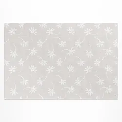TEPPICH 150x225 cm Zarte Boho Gänseblümchen