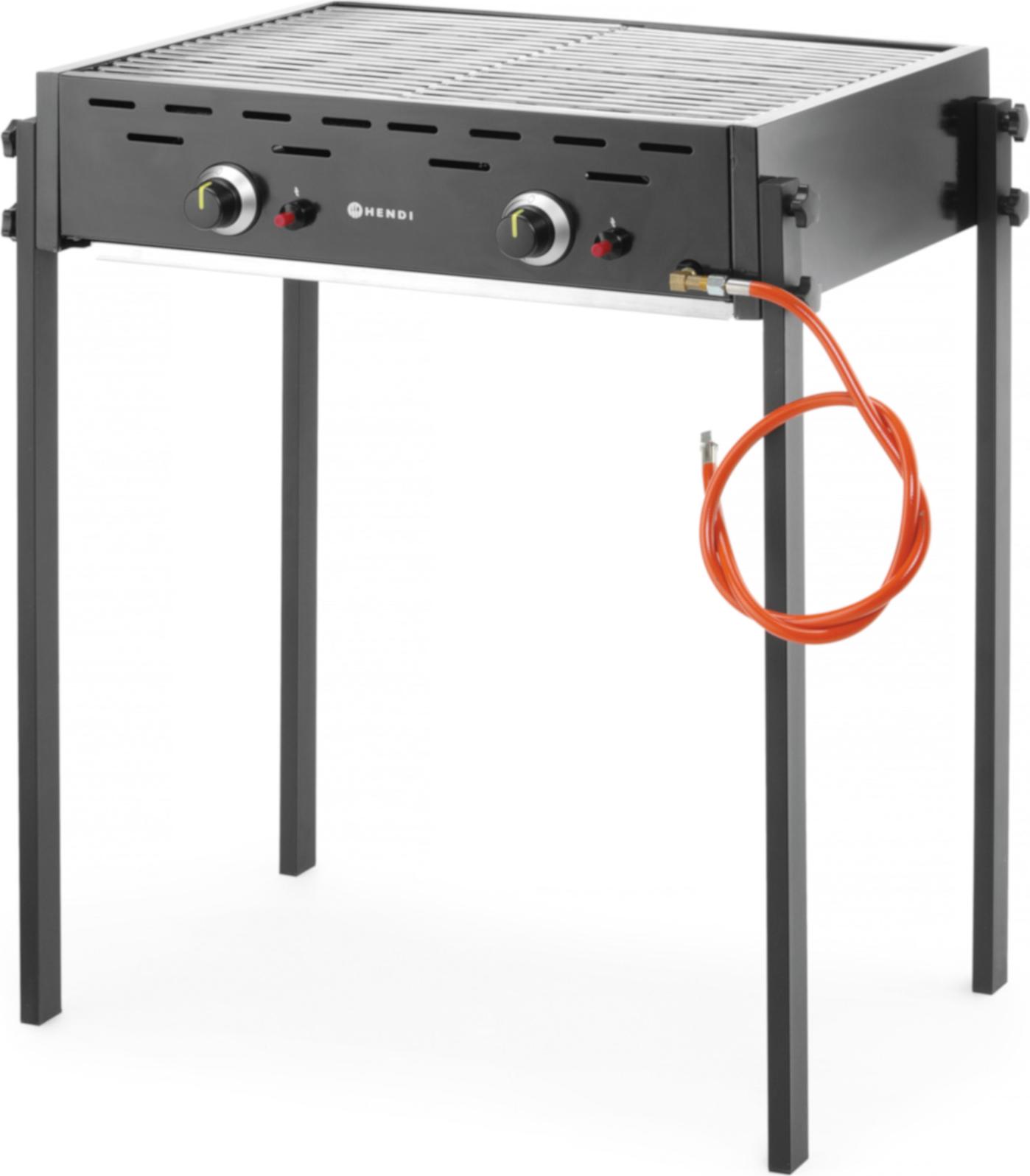 Hendi 148822, 11600 W, Grill, Gas, Drinnen, Draußen, 2 Zone(n), Piezo