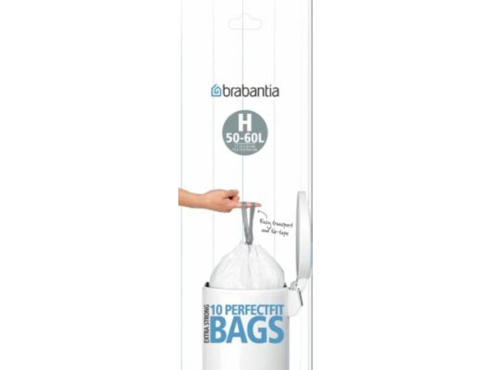 Brabantia - Sac Poubelle 50 À 60l - 10 Sacs - H