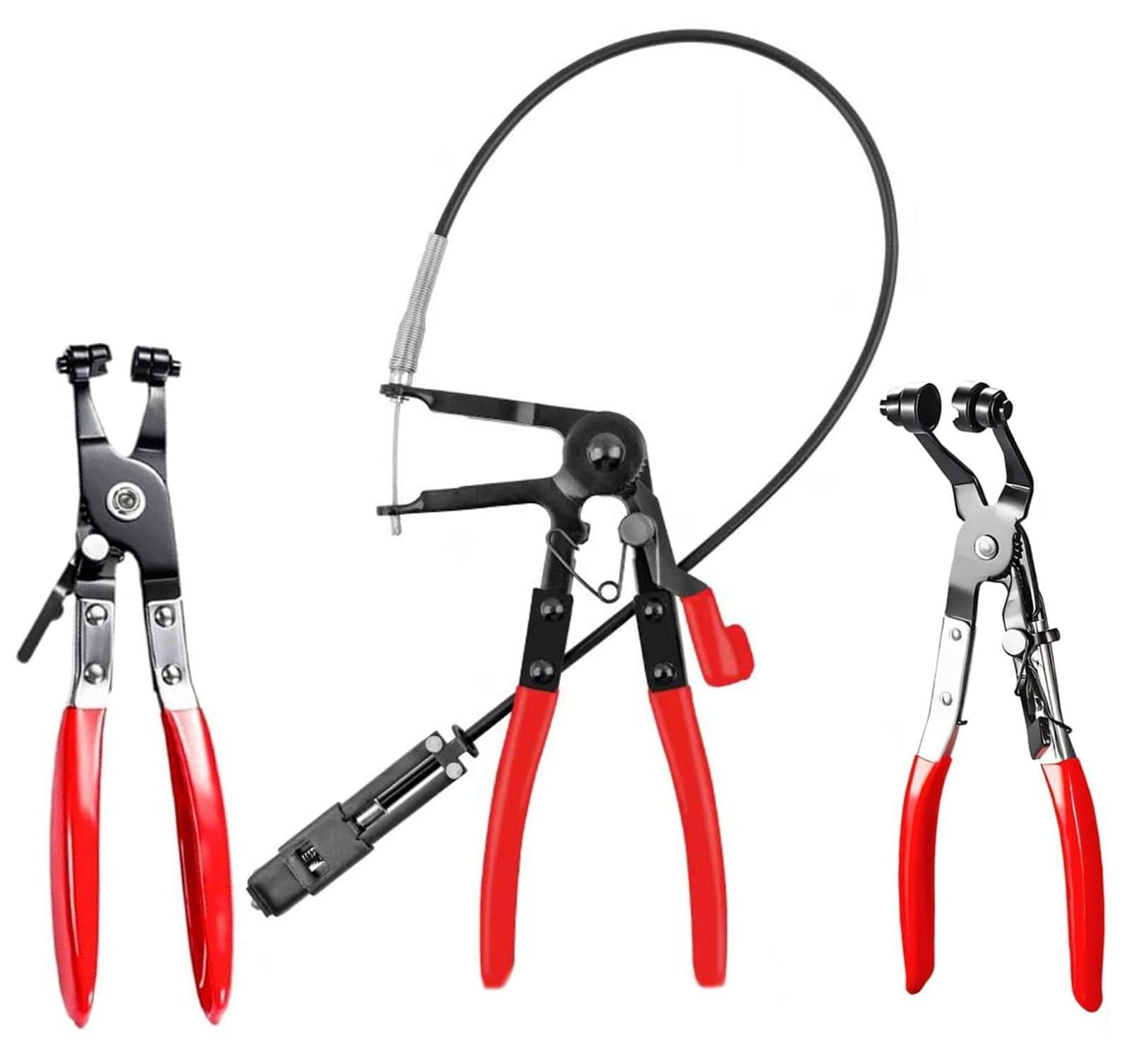 Set van 3 slangenklem pliers voor autoreparatie