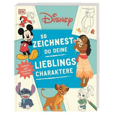 Disney. So zeichnest du deine Lieblingscharaktere, Taschenbuch von , DK Verlag Dorling Kindersley, 978-3-8310-5392-6