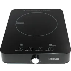 Princess 303010 Induktionskochplatte 60°C-240°C schwarz Timer 1800W