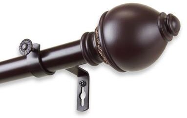 InStyleDesign Jolene 1 inch Adjustable Curtain Rod