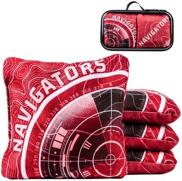 American Cornhole League ACL Comp Red Navigator Bags 4-Pack