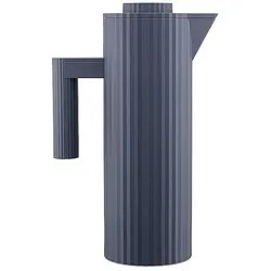 Alessi Isolierkrug PLISSÉ Grau, Thermoskanne, Grau