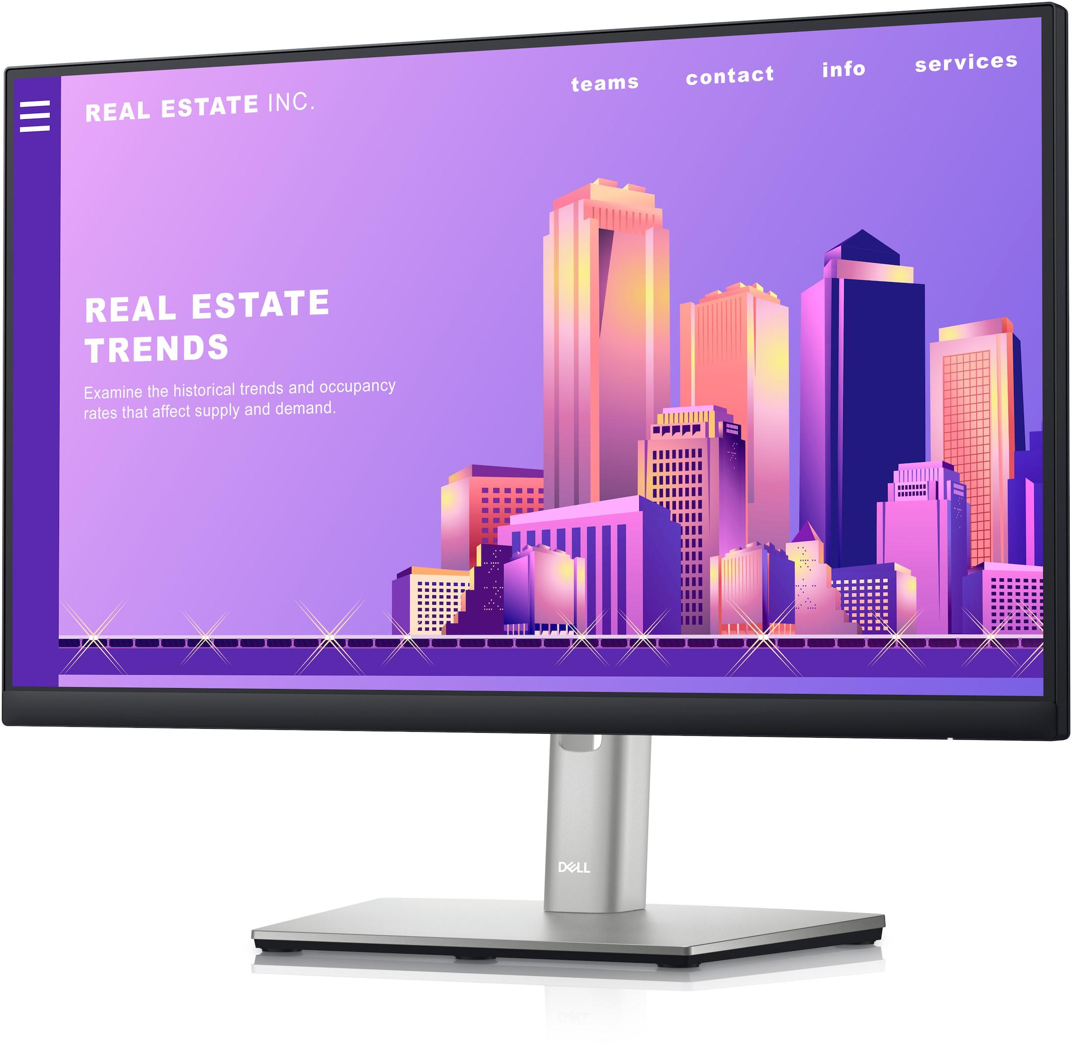 Dell P2422H - LED-Monitor - 60,47 cm (23,8") - 1920 x 1080 Full HD (1080p) @ 60 Hz - IPS - 250 cd/m²