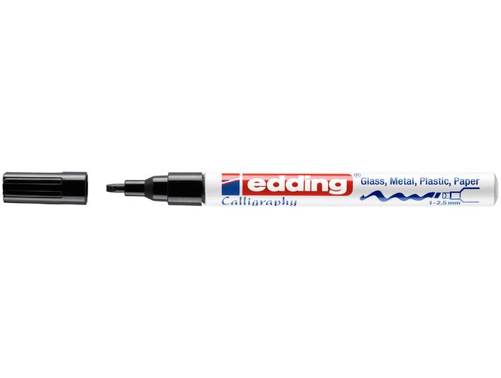 edding Lackmarker 753 Kalli schwarz