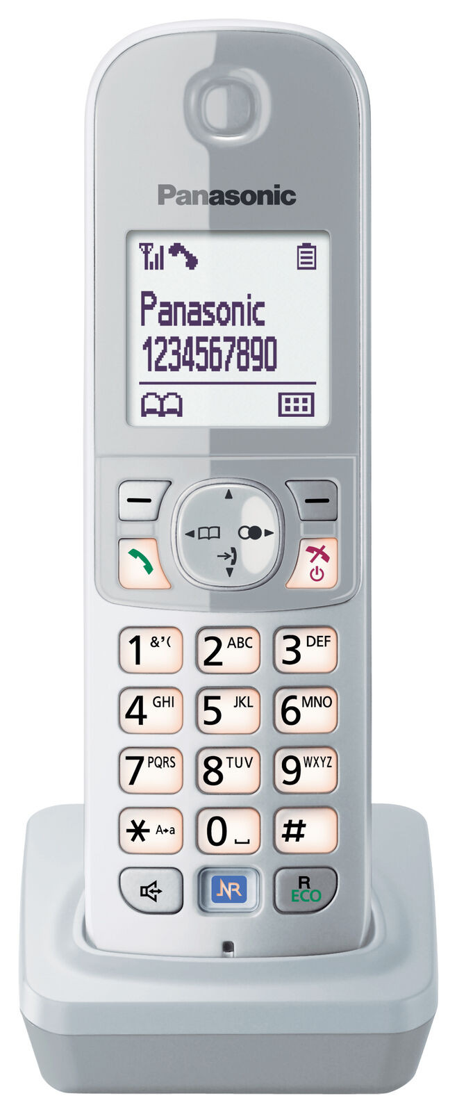 Panasonic KX-TGA681 Draadloos toestel met lage stralingsuitstoot, nummerweergave en handsfree functie met DECT technologie