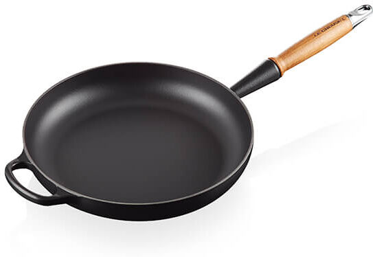 Le Creuset Signature Satin Black Cast Iron 28cm Frying Pan