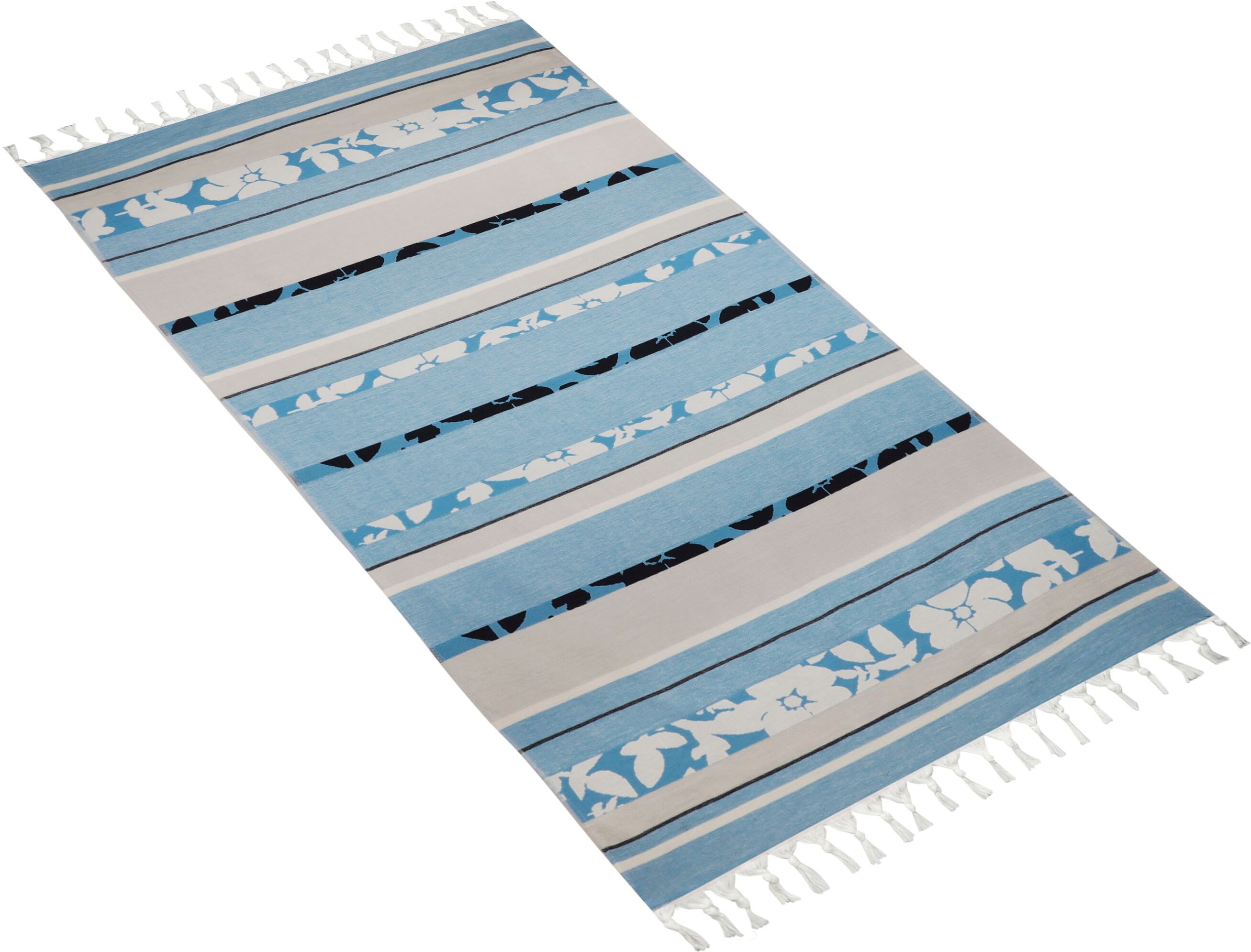 Hamamtuch BUGATTI "Adige", blau (blau moon), B:80cm L:180cm, Baumwolle, Handtücher, Hamamtuch, 80 x 180 cm blau moon B/L: 80cmx180cm, 1 Stk.