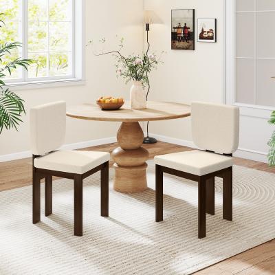 Lirago Wooden Dining Chair Set of 2 with Rubber Wood Leg for Home Office Living Room