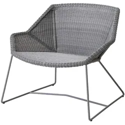 Loungesessel Breeze Cane-line hellgrau, Designer Christina Strand, Niels Hvass, 87x73x72 cm