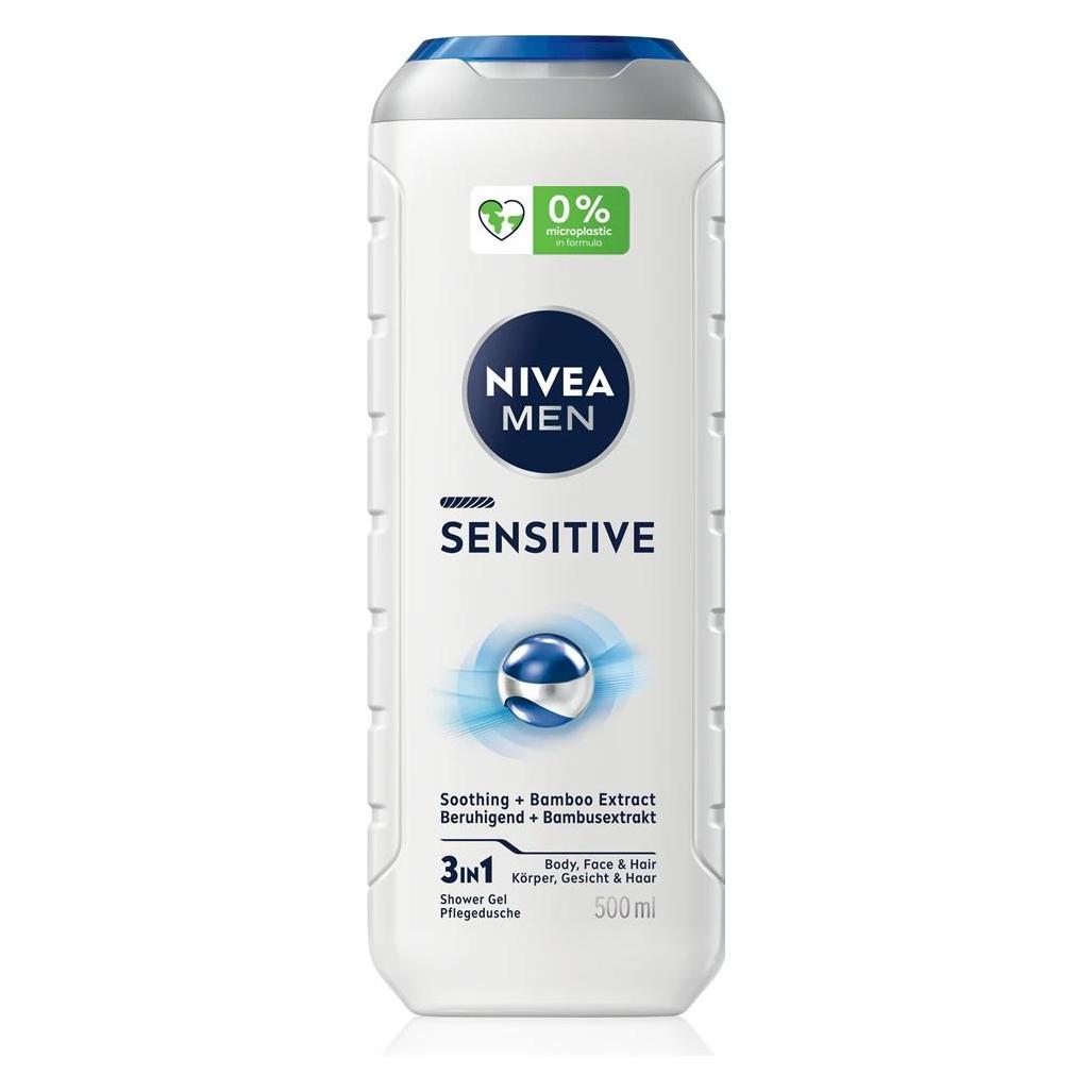 NIVEA Männer, empfindlich, Duschgel, 500 ml (500 ml) (81084)