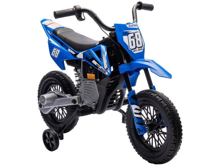 Aiyaplay Elektromotorrad, Kunststoff, Metall, Blau, 56x107 cm, unisex, Freizeit & Co, Gartenspielzeug