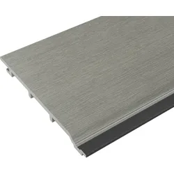 Fiberdeck WPC WEO Essential Light Grey 15x173mm E Klasse Nettomaß 153 mm, 290 cm