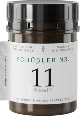 Apofaktur e.K. SCHÜSSLER NR.11 Silicea D 6 Tabletten 400 St 12410016