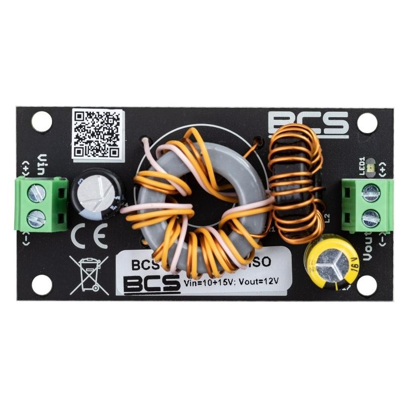 BCS BCS-AVC12/1204/ISO Isolierter DC/DC-Wandler 10-15V auf 12V 50W 4A (BCS-AVC12/1204/ISO)