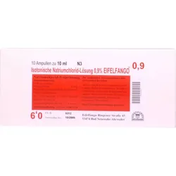 ISOTONISCHE NaCl Lösung 0,9% Eifelfango Inj.-Lsg. 10X10 ml