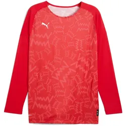 PUMA teamJAWS Graphic Shooting Basketball Langarmshirt Herren 03 - for all time red S