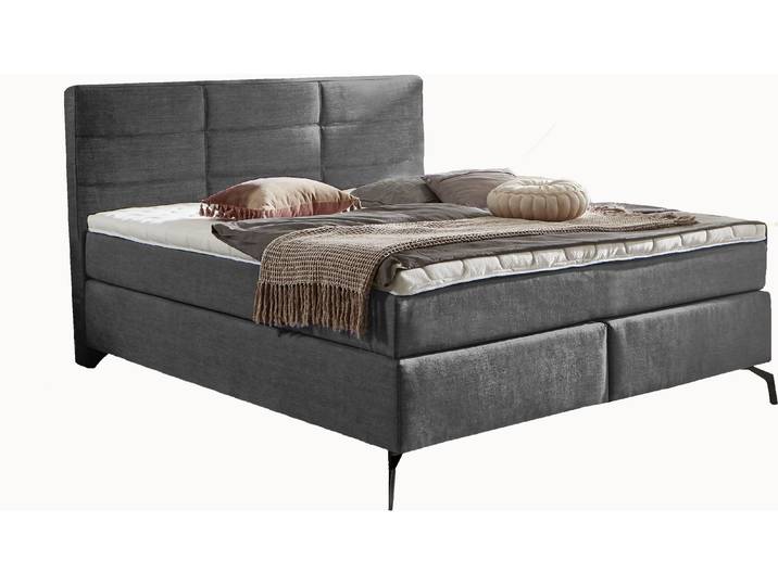 Vito Boxspringbett Asetto Anthrazit 180 x 200 cm
