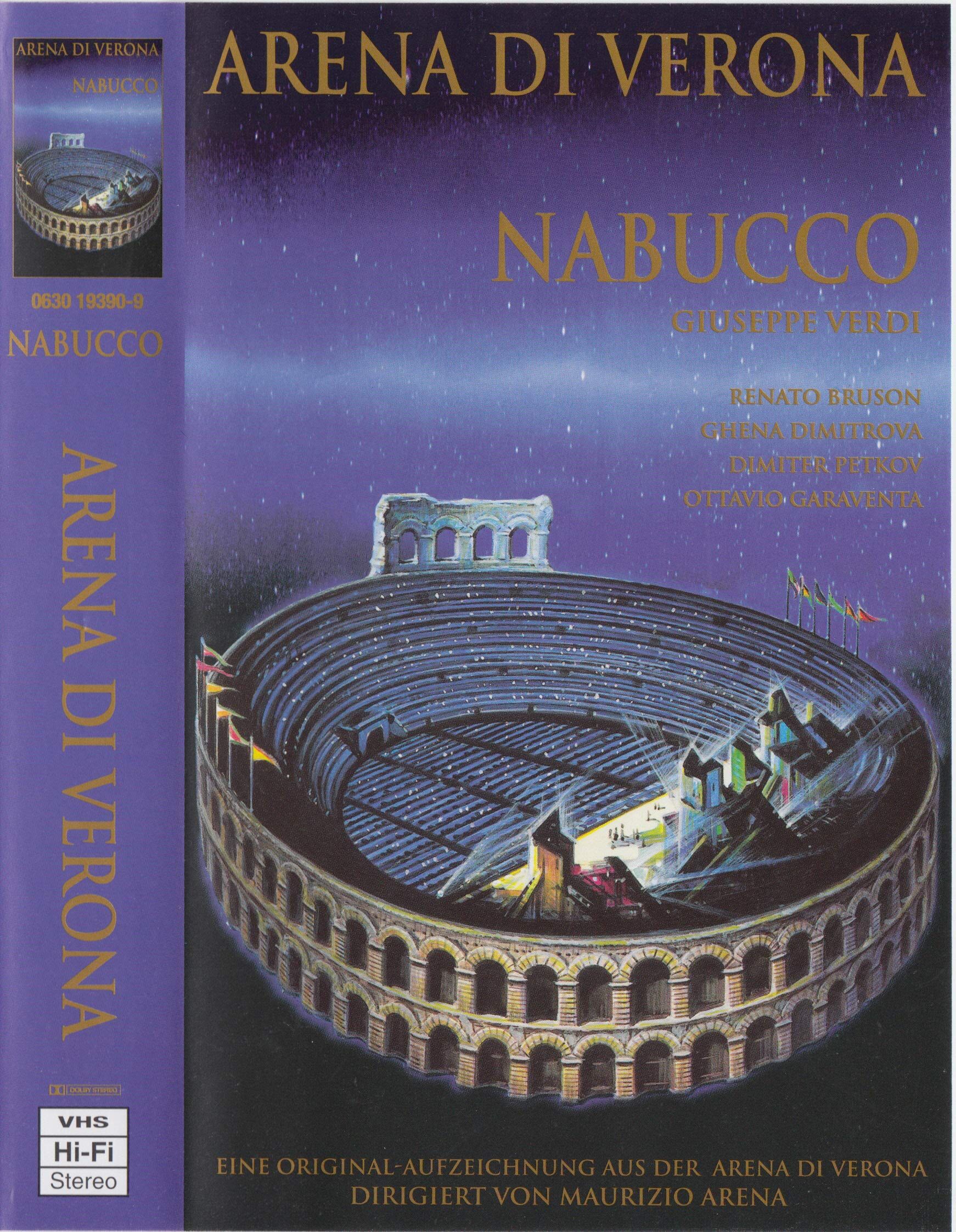 Temistocle Solera - Verdi - Nabucco [VHS] - Preis vom 08.10.2026 07:26:42 h