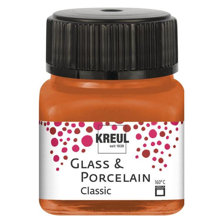 Kreul Glass & Porcelain Classic Metallic, Porzellan- und Glasfarbe (20 ml) (4000798162481)