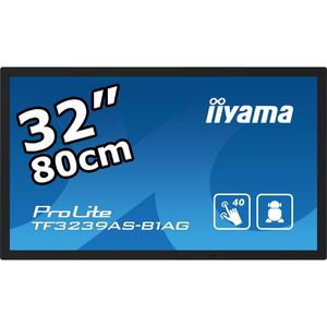 Iiyama Digital-Signage ProLite TF3239AS-B1AG, 31,5 Zoll, Full HD 1920 x 1080, 500 cd/m², 24/7 Betriebszeit, Touchscreen
