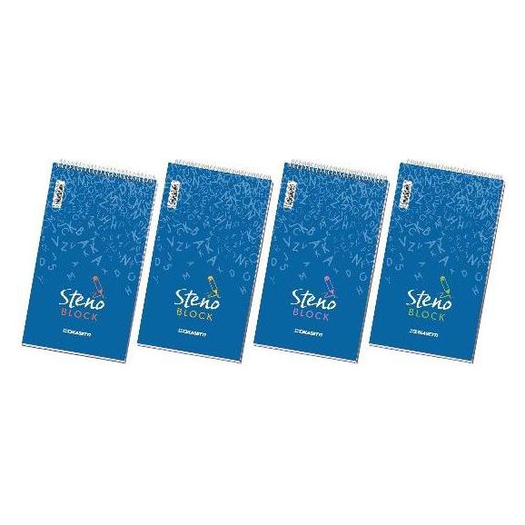 Blasetti Packung mit 10 Stück farbigen Stenoblöcken (1120)