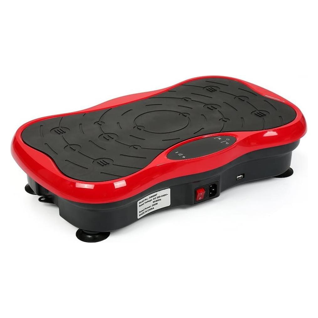Extralink Platofrma Wibracyjna Do ćwiczeń Fitness Moonwalk Spinmove Czerwony (5904960296525)