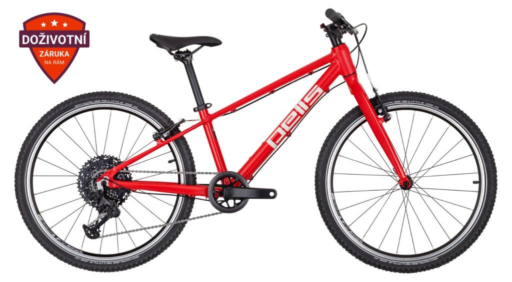 Kinderfahrrad PELLS Rocket Lite 24 Rot Aluminium Tektro 1x9 leicht